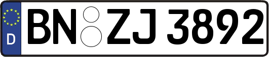 BN-ZJ3892