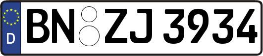 BN-ZJ3934