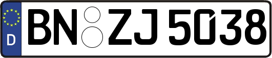 BN-ZJ5038
