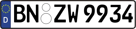 BN-ZW9934