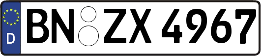 BN-ZX4967