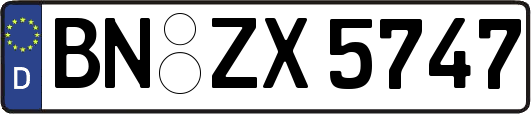 BN-ZX5747