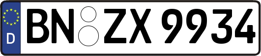 BN-ZX9934