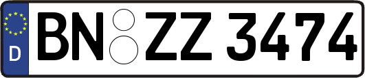 BN-ZZ3474