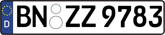 BN-ZZ9783