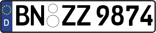 BN-ZZ9874