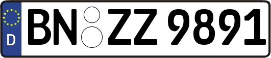 BN-ZZ9891