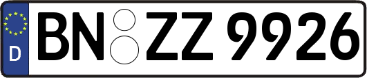 BN-ZZ9926