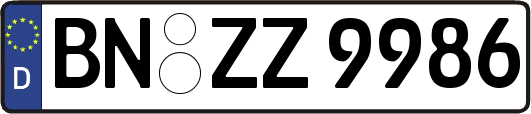 BN-ZZ9986