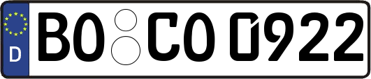 BO-CO0922