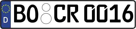 BO-CR0016
