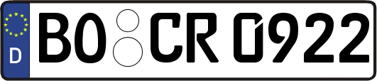 BO-CR0922