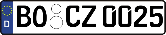 BO-CZ0025