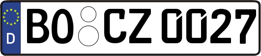BO-CZ0027