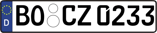 BO-CZ0233
