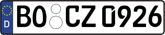 BO-CZ0926