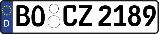 BO-CZ2189