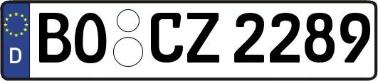 BO-CZ2289