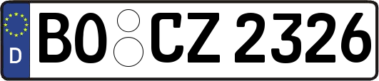 BO-CZ2326