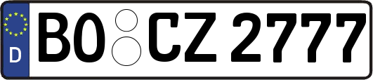 BO-CZ2777