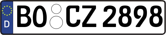 BO-CZ2898