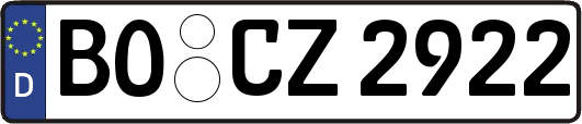 BO-CZ2922