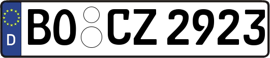 BO-CZ2923