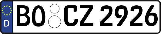 BO-CZ2926
