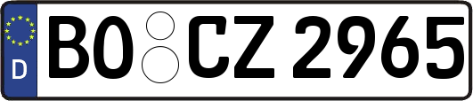 BO-CZ2965
