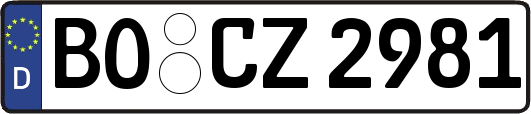 BO-CZ2981
