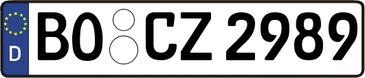 BO-CZ2989
