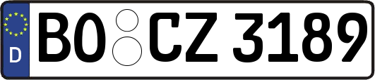 BO-CZ3189