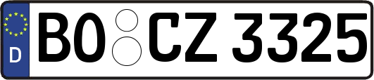 BO-CZ3325
