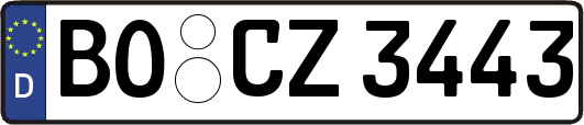 BO-CZ3443
