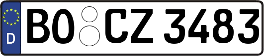 BO-CZ3483