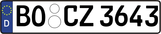 BO-CZ3643