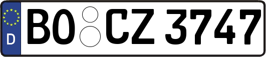 BO-CZ3747