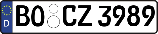 BO-CZ3989