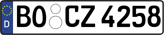 BO-CZ4258