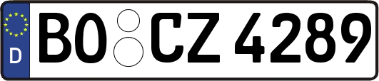 BO-CZ4289