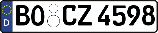 BO-CZ4598