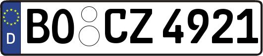 BO-CZ4921
