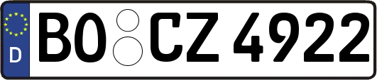 BO-CZ4922