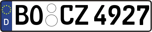 BO-CZ4927