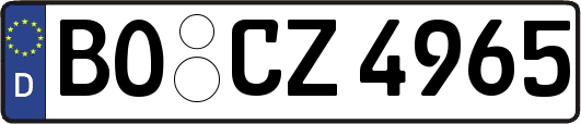 BO-CZ4965