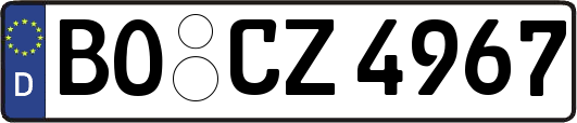 BO-CZ4967
