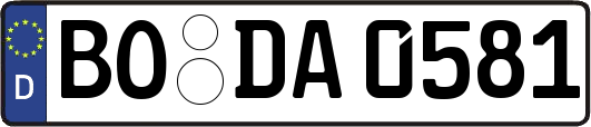 BO-DA0581