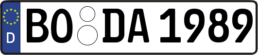BO-DA1989