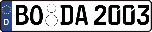 BO-DA2003