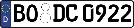 BO-DC0922